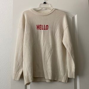 GGS Hello Sweater